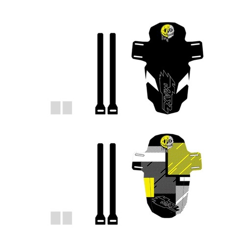 Waterproofed bike mudguard - waterproofed,