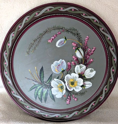 Gemälde wandteller floral - gemälde,