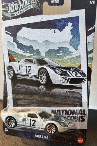 Hot wheels ford gt40 - hot, silver