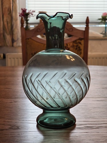 Vase mundgeblasen rauchglas - mundgeblasen,