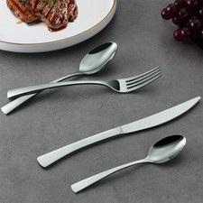 4-16-teiliges Edelstahl Design