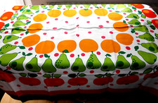 Superschöne Graziela Tischdecke Äpfel Birnen Orangen 126cm / 146cm