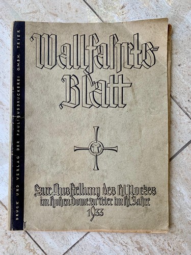 Wallfahrtsblatt zur