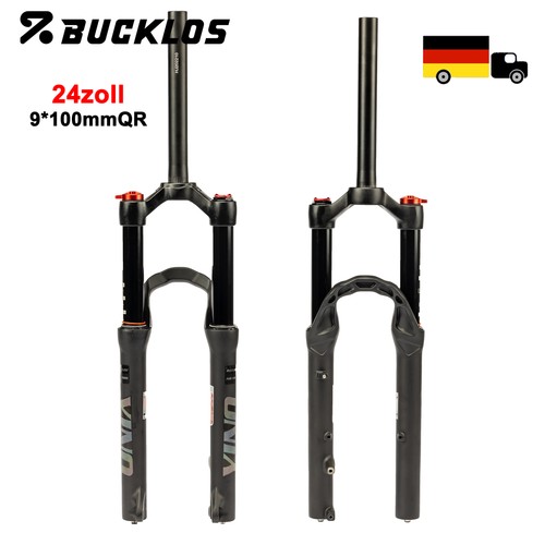 Bucklos mtb luftfedergabel - 24",