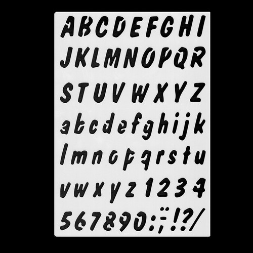 Schablone buchstaben - schablone,