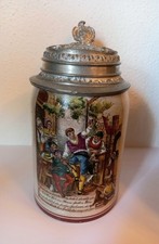 Bier-Krug-Steinzeug-Wein-um 1910/20.