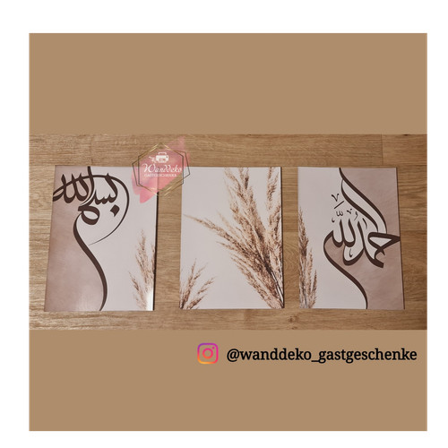 Wanddeko 3er set wandbilder - wanddeko,