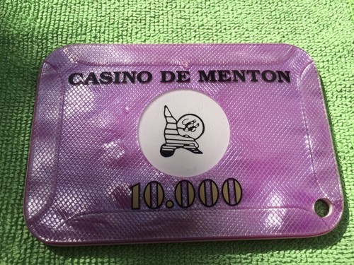 Casino plaque jeton - plaque, menton