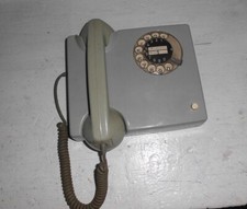 71-04 Wandtelefon Wählscheibe Impulswahl TN S1a-112/114 grau