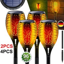2/4x Solarleuchte 96LED Garten
