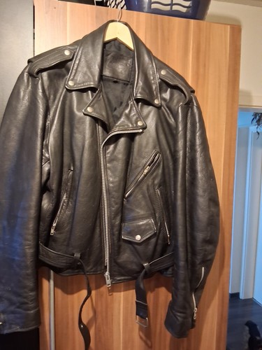 Herren biker lederjacke xxl - herren,