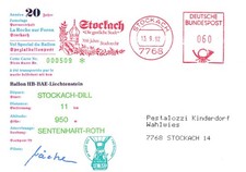 Ballonpost, Freiballon HB-BAE