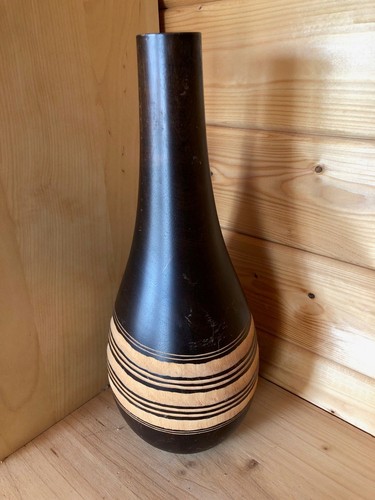 Große holzvase - große, –
