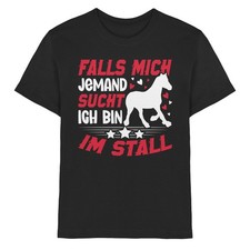 Pferde Mädchen T-Shirt Spruch