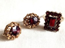Vintage Granat Schmuckset 333