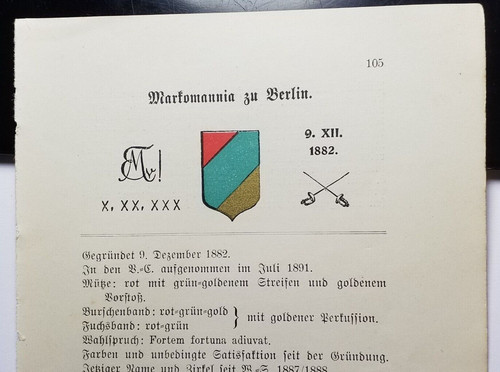 Turnerschaft markomannia - markomannia, zu