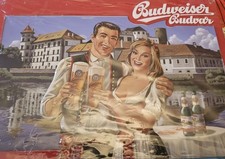 Werbeschild Orginal Budweiser - Budvar ,neu