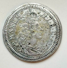 Bayern 15 Kreuzer 1696 Maximilian II Emanuel  1679 - 1726 Hahn 192