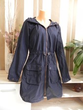 me'ru * langer dünner Parka Kurzmantel mit Kapuze * Gr. 40