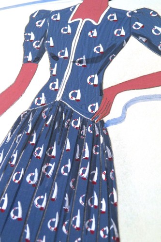 Modeillustration original 30er - original,