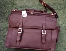 PC Tasche Leder Schwarz