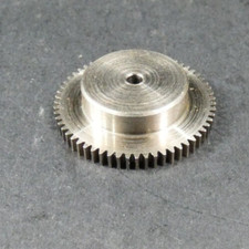 Stirnzahnrad / Zahnrad | Stahl | Modul 0,5 | 60 Zähne | Bohrung Ø 3mm