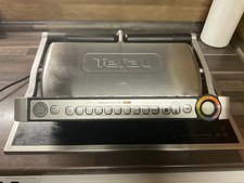 Tefal OptiGrill+ XL GC724D Elektrogrill 2000W, Silber Schwarz