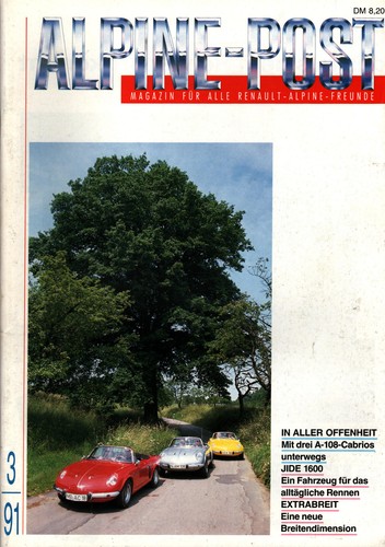 Zeitschrift alpine post - alpine,