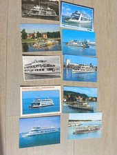 10 POSTKARTEN Schiffe Fähren ua. Bodensee Passagierschiffe