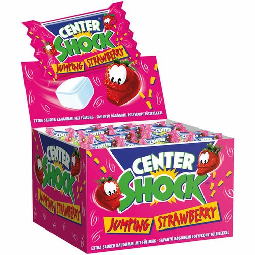 Center shock erdbeere kaugummi - center,