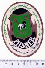 Dänisches Bieretikett -