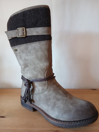 Rieker damen stiefel beige - rieker,