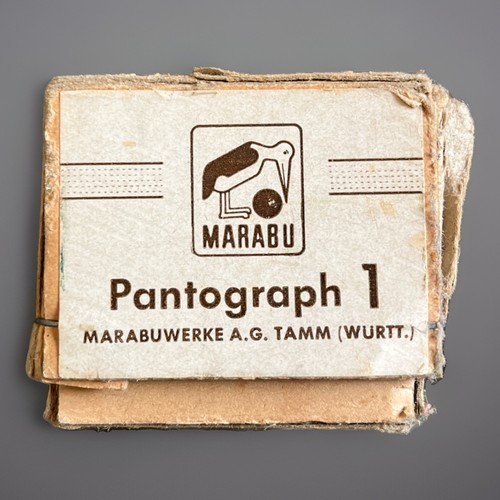 Vintage marabu pantograph - vintage, 1