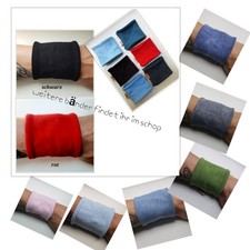 schweißband Pulswärmer handgelenk sport Uhren /Schmuck Schutzband Band  S/M uni