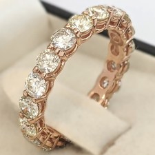 Ring NEU 14 kt Roségold - 3.36ct. Diamanten (Natürlich farbig) Zertifikat