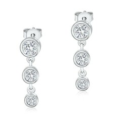 Ohrstecker Lang  Zirkonia