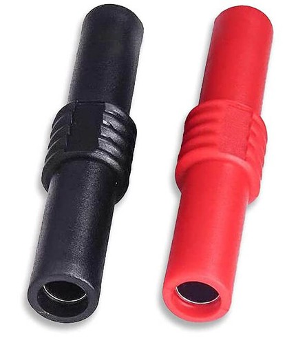 Bananenbuchse 4mm rot - 2, und