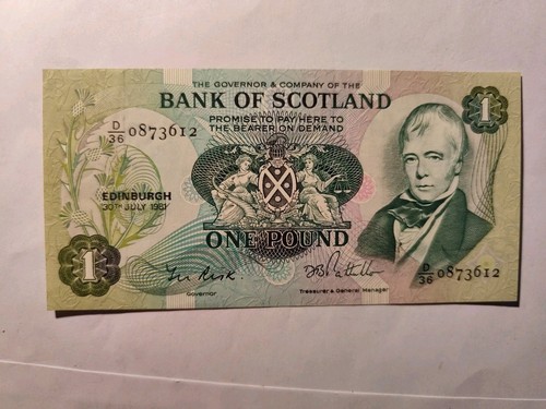 Schottland pound bank of - schottland,
