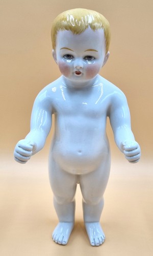Porzellanfigur badepuppe - porzellanfigur,