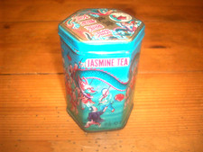 Alte BLECHDOSE  JASMINE TEA  PHOENIX & DRAGON  Kwong Sang Tea Co. Hong Kong