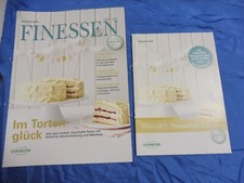 THERMOMIX FINESSEN Hefte Rezepte Tortenglück veganer Mandelkuchen Kochkäse usw. 
