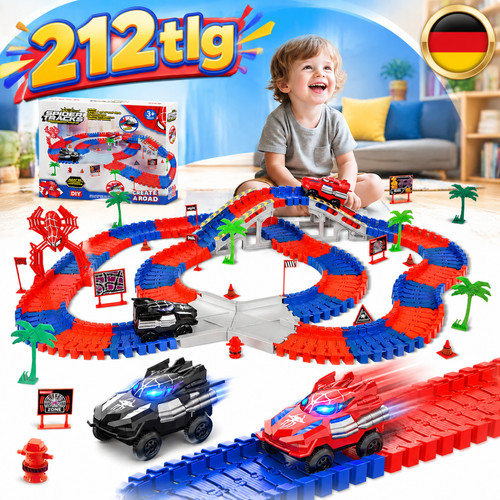 Spider autorennbahn set mit - spider,