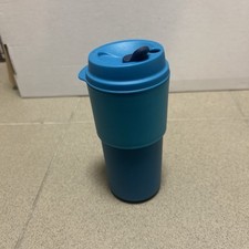 To go Becher Tupperware 490ml Türkis Mit Deckel und Trinköffnung Eco+ Coffee