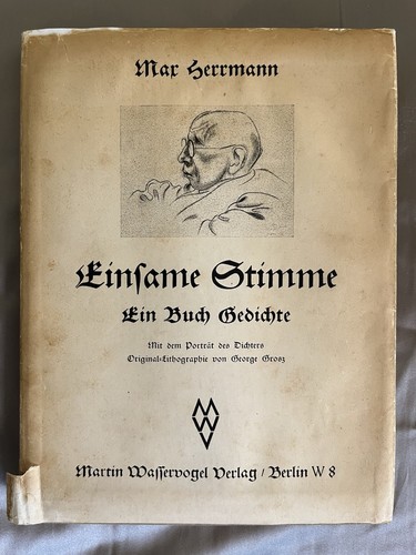 Max herrmann einsame - herrmann:,