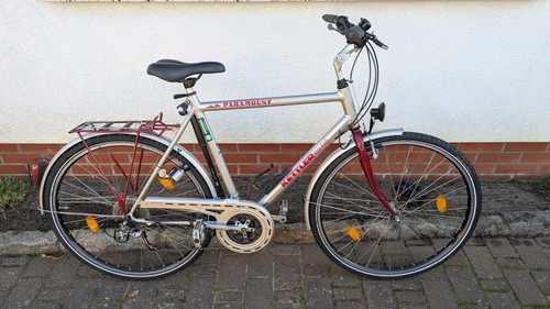 Herrenfahrrad silber zoll - silber,