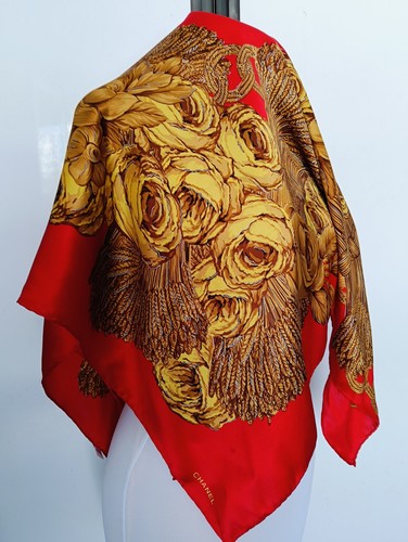 Foulard chanel soie - en,