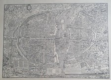Großer Stadtplan von Paris