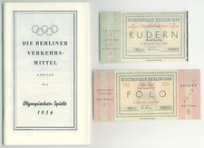 Berlin 1936 Verkehrsmittel Olympiade Straßenbahn Omnibus U-Bahn Hochbahn S-Bahn