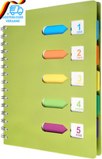 Notizbuch Register A5 Ringbuch