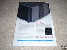 Krell Voll Ausgewogen Fpb 600 Verstärker Ad 1997, Raw Power